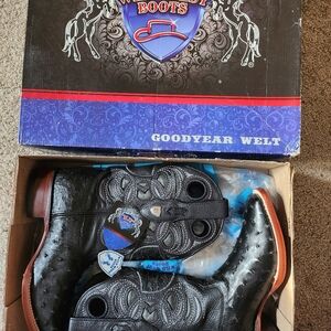 Nice pair of ostrich boots